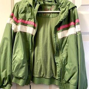 Girls spring rain jacket